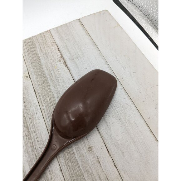 Vintage Foley #1 Brown Nylon Plastic Solid Spoon 11" - Picture 5 of 8